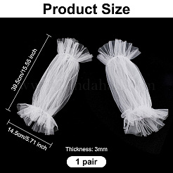 Abnehmbare Puffärmel aus Polyester&nbsp;AJEW-WH0083-26
