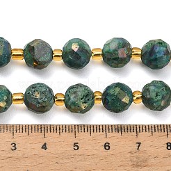 Galvanisierte natürliche Druzy Geode Kristallperlen Stränge&nbsp;G-F833-P01-10mm-03