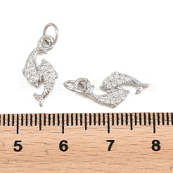 Gestell Messing micro ebnen Zirkonia Anhänger&nbsp;KK-F856-06P