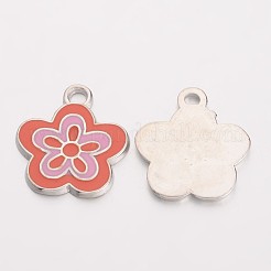 Pendentifs d'émail en alliage&nbsp;X-EAP073Y