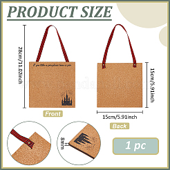 An der Wand montiertes Broschen-Schmuckdisplay aus Kork&nbsp;AJEW-WH0709-147F