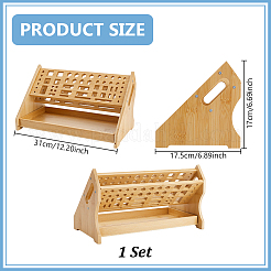 Lagerregal für Wartungswerkzeuge aus Holz&nbsp;AJEW-WH0596-622