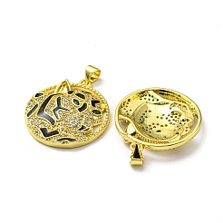 Veri pendenti in ottone placcato oro 18k&nbsp;KK-L209-022G