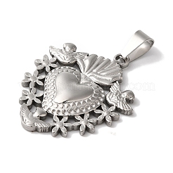 Pendentifs en acier inoxydable 304 anti-ternissement&nbsp;STAS-L081-036P