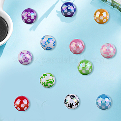 50pcs 2 Arten undurchsichtige Acrylperlen&nbsp;OACR-SC0002-60