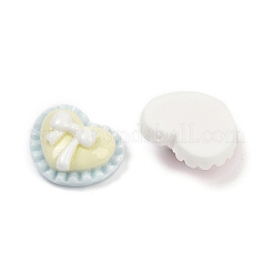 Undurchsichtigen Cabochons&nbsp;RESI-K043-06C