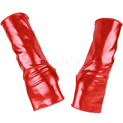 Fingerlose Handschuhe aus PU-Leder&nbsp;AJEW-WH20018-116C