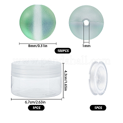 Perles de pierre de lune synthétiques bricolage kits de fabrication de bracelets extensibles&nbsp;DIY-SC0012-84B