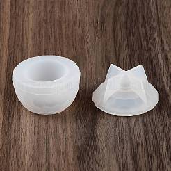 Facettierte runde DIY-Kerzenbecher-Silikonformen&nbsp;LS-DIY-Q037-07A