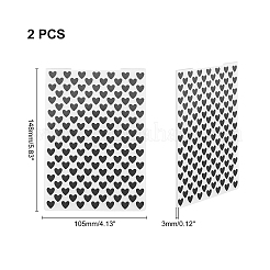 Carpetas de plástico en relieve&nbsp;DIY-WH0186-01