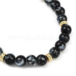 3 pulsera con dijes de acero inoxidable 304 en 3 colores&nbsp;BJEW-JB12049