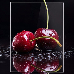 Plaque de pression acrylique transparente&nbsp;OACR-WH0003-06B