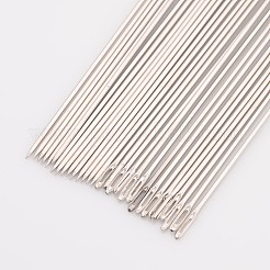 Agujas para hacer cuentas de acero resistentes al deslustre&nbsp;ES011Y