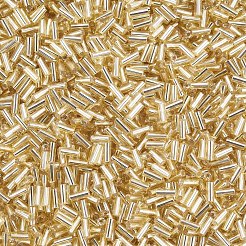 Vergoldet Glas Stiftperlen&nbsp;SEED-S046-01A-22
