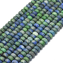 Gefärbte natürliche Chrysokoll- und Lapislazuli-Perlenstränge&nbsp;G-P575-A35-8x5mm
