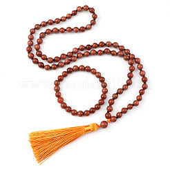 Ensembles de colliers et bracelets avec pendentifs en perles rondes en pierre synthétique&nbsp;FS-WG9D102-24