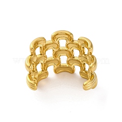 Offene Manschettenringe aus Edelstahl 304&nbsp;LS-RJEW-K258-06G