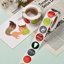 Étiquette de noël stickers&nbsp;DIY-E023-07H