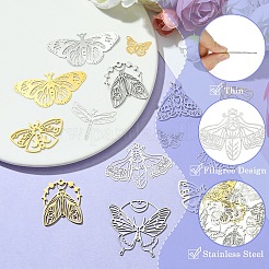 DIY-Insekten-Schmuckherstellungsset aus Edelstahl&nbsp;DIY-YW0008-73