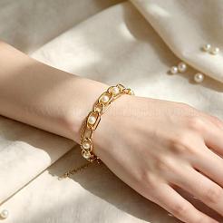 Bracelet vintage blanc rond en imitation perle&nbsp;HP8707