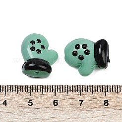 Peinture cuite perles d'émail en verre&nbsp;LAMP-R004-07B