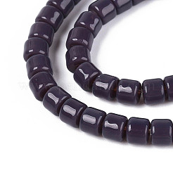 Opake Volltonglasperlenstränge&nbsp;LS-GLAA-N065-4x4mm-C07