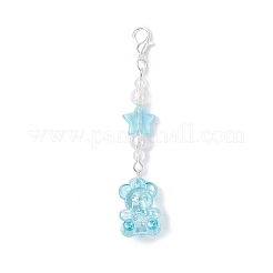 Décorations suspendues en perles acryliques transparentes&nbsp;HJEW-JM03966