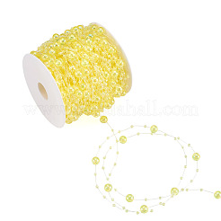 Chaînes à maillons ronds en acrylique&nbsp;DIY-MB0007-001F