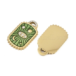 Pendentifs en strass en acier inoxydable 304&nbsp;STAS-P415-14G