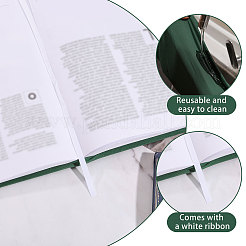 Buchumschlag aus Polyester&nbsp;OFST-WH0004-144N