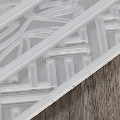 Rechteckige DIY-Lesezeichen-Silikonformen&nbsp;DIY-G113-01A