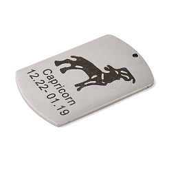 Pendentifs en acier inoxydable 304 anti-ternissement&nbsp;LS-STAS-C098-01L-P