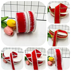 10 iarda 2 stili di nastro di velluto rosso&nbsp;OCOR-WR0001-38A