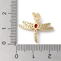 Ottone micro spianare pendenti zirconi&nbsp;ZIRC-H102-05B-G
