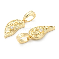 Pendentifs en laiton et zircone cubique pour la fête des mères&nbsp;X-KK-E790-04G