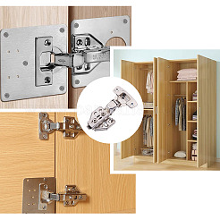 8 Scharnierstück aus Edelstahl 304 und 2 Hydraulikscharniere&nbsp;FIND-SW0001-03