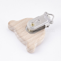 Pinzas porta chupetes de madera de haya&nbsp;WOOD-T015-20