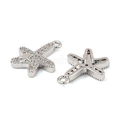Ciondoli in ottone zirconi chiari micro pavé&nbsp;KK-C155-24P