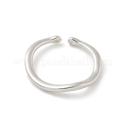 Componenti dell'anello del polsino aperto in ottone&nbsp;KK-G518-06P-02