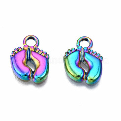 Regenbogenfarbene Legierungsanhänger&nbsp;PALLOY-N163-106-NR