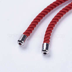 Nylon Twisted Cord Armband machen&nbsp;MAK-F018-01P-RS