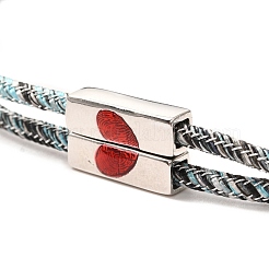 Bracelets réglables en fil de nylon&nbsp;BJEW-G634-01