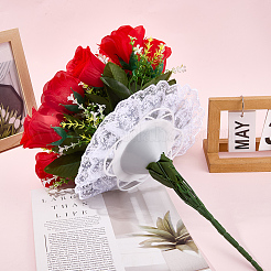 6 pz polsini bouquet colletto in plastica e pizzo&nbsp;DIY-SP0005-47