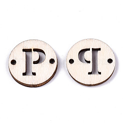 Connecteurs de maillons en bois de peuplier naturel non fini&nbsp;WOOD-S045-140A-01P