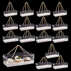 18 Satz 3 Arten tragbare transparente Kunststoff-Sandwich-Halterbox für Schweizer Kuchenrollen&nbsp;CON-NB0002-13
