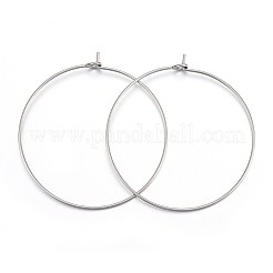 Bagues à breloques pour verres à vin en acier inoxydable chirurgical 316&nbsp;LS-STAS-L214-01A