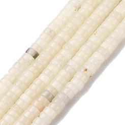 Natürliche weiße afrikanische Opalkorne Stränge&nbsp;G-L624-I19-2x4mm