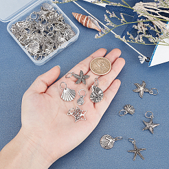 40pcs 10 pendentifs en alliage de style tibétain&nbsp;FIND-PH0003-12