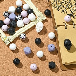 Halloween Thema Lebensmittelqualität umweltfreundliche Silikonperlen&nbsp;SIL-YW0001-45
