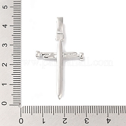 Ciondoli in ottone con placcatura a cremagliera con micro pavé di zirconi chiari&nbsp;KK-B092-05P